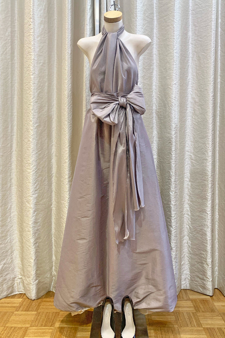 Cameo Bubble Gown in Gold Taffeta