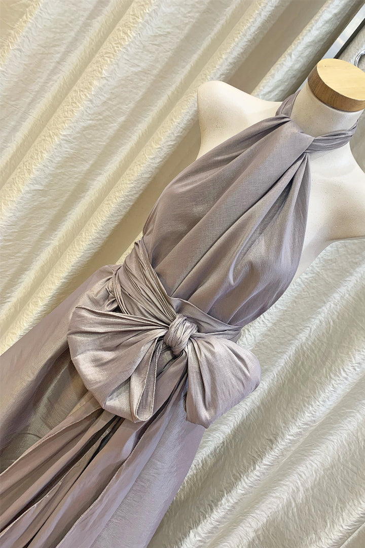 Cameo Bubble Gown in Gold Taffeta