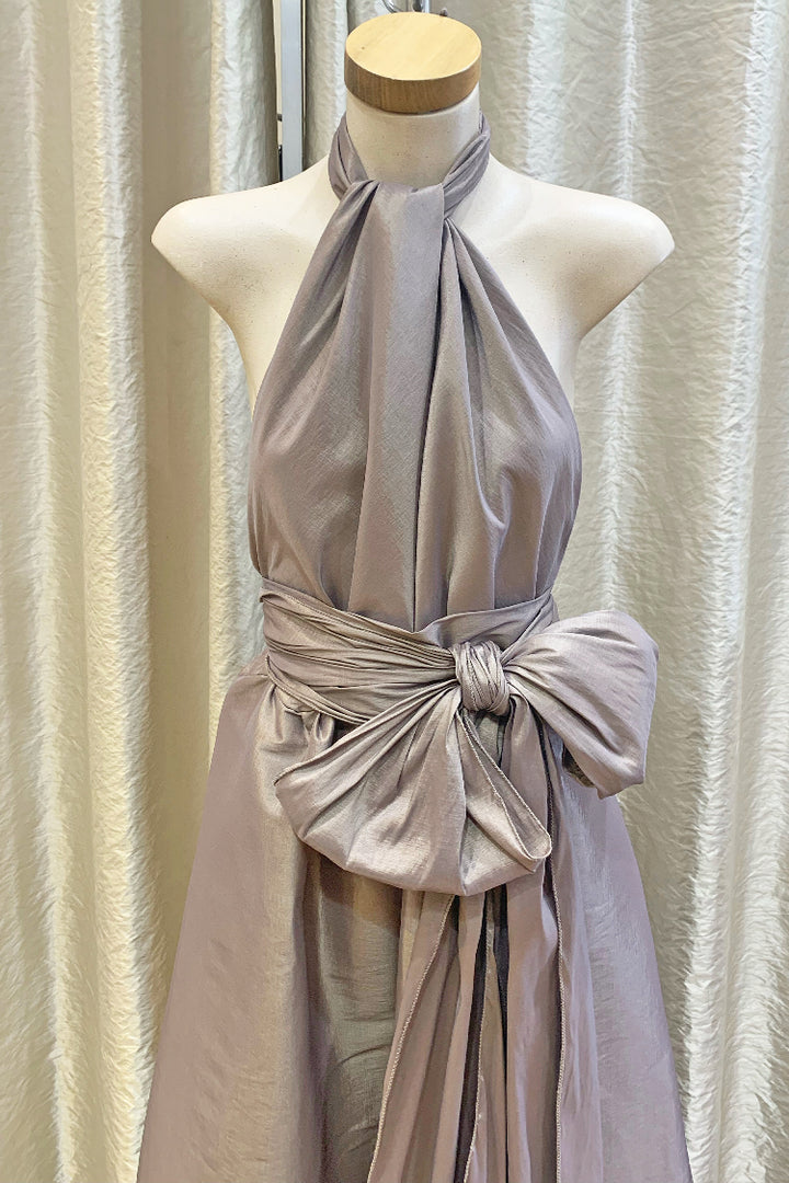 Cameo Bubble Gown in Gold Taffeta