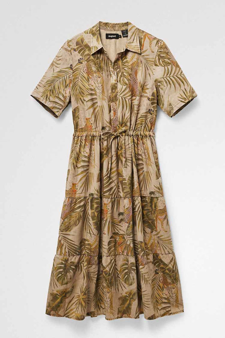 Camoflower Print Shirt Dress | FINAL SALE