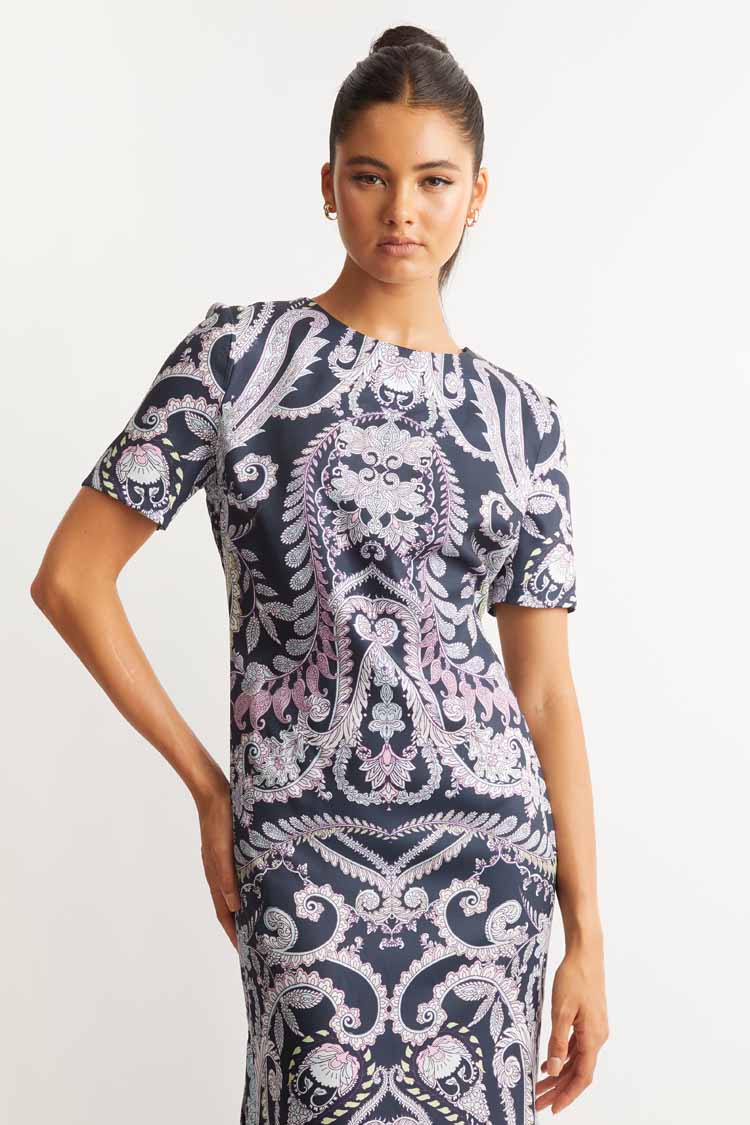 Casa Azul Print Dress