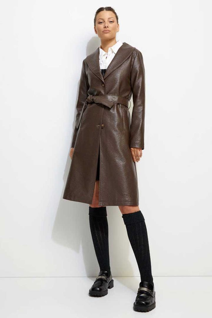 Charisma Coat in Chocolate | FINAL SALE