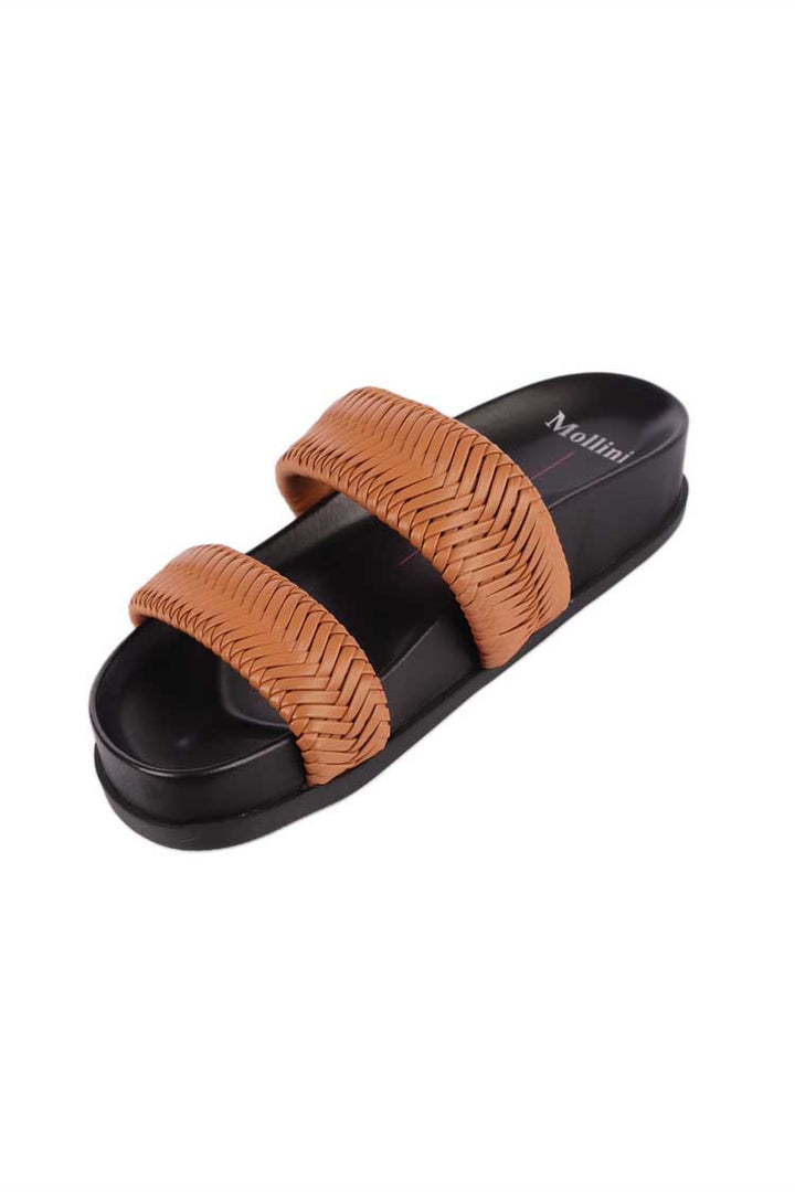 Charliese Slides in Tan