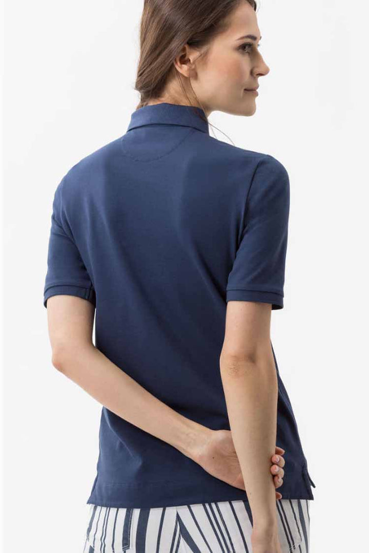 Cleo Polo Shirt in Indigo