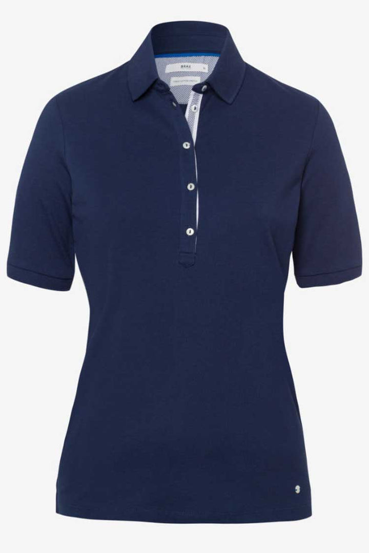 Cleo Polo Shirt in Indigo
