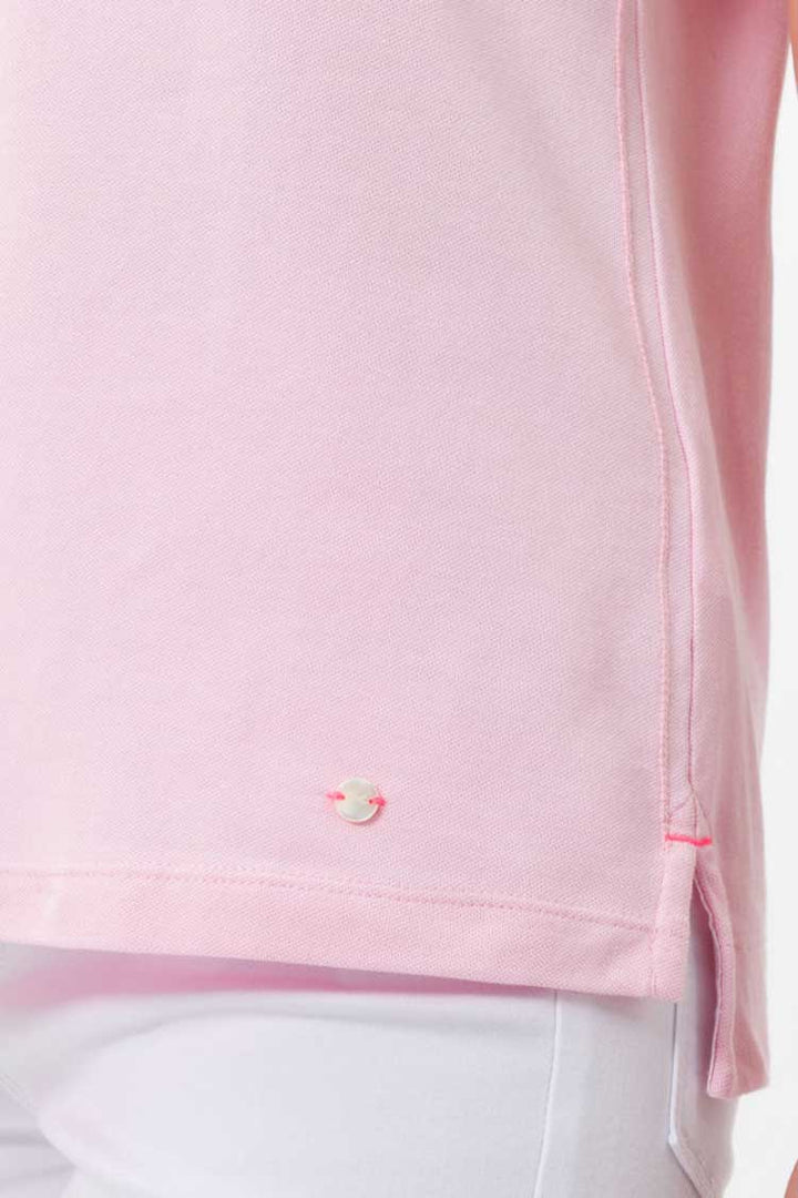 Cleo Polo Shirt in Rose