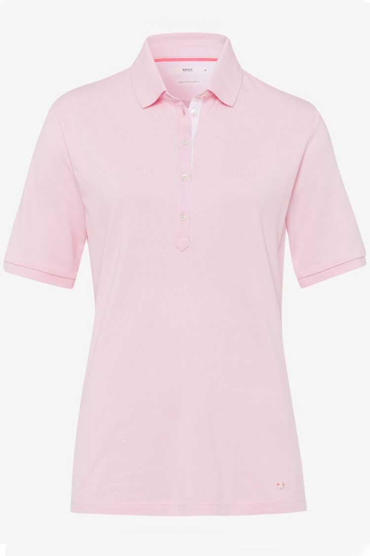 Cleo Polo Shirt in Rose