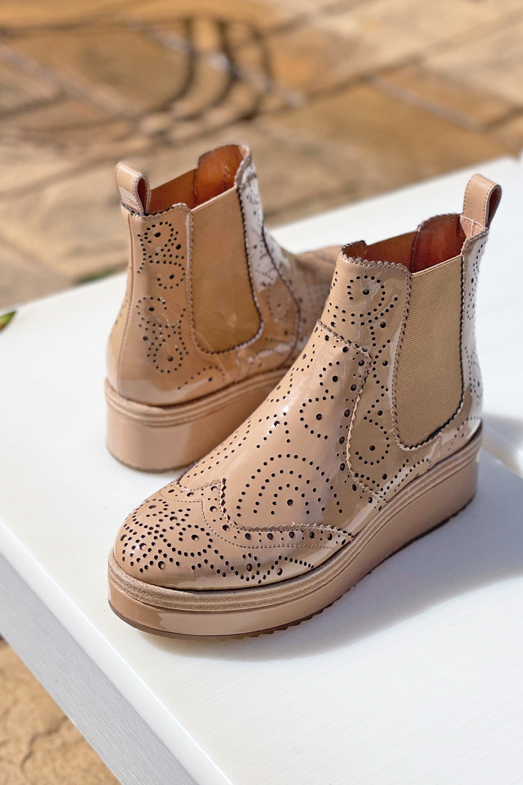 Couple Patent Leather Boot FINAL SALE - Main Image