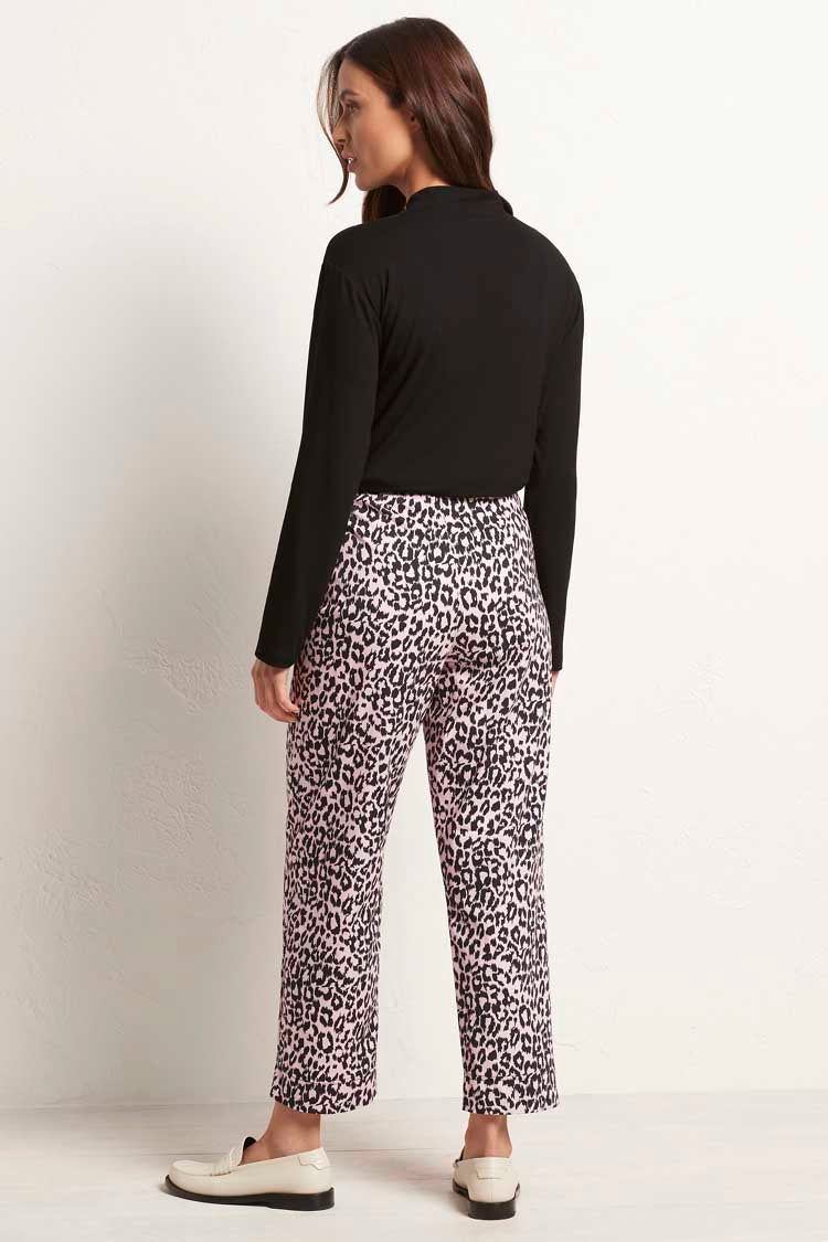 Cropped Shell Pant in Paw Print | FINAL SALE