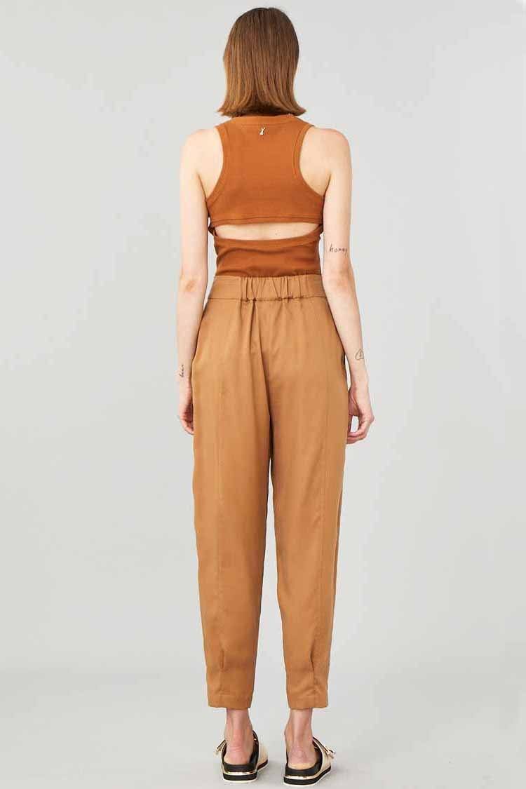 Cruiser Pant in Caramel Bottoms Ginger & Smart 