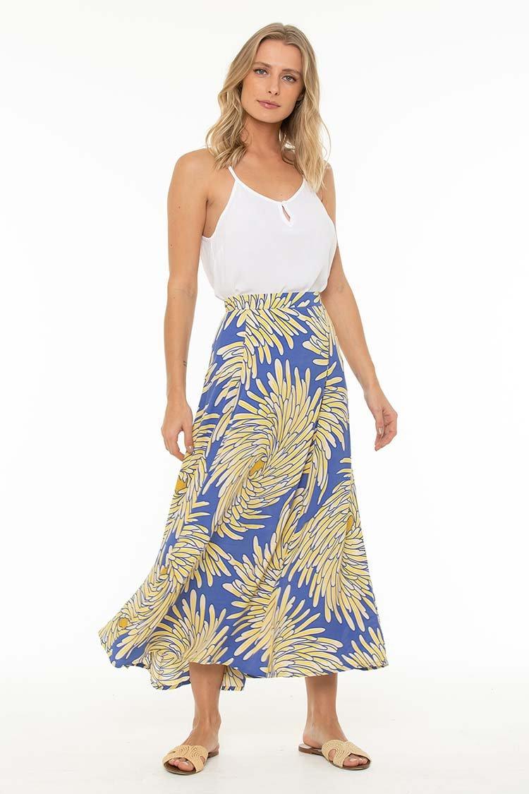 Romy Skirt in Harmony Blue | FINAL SALE Bottoms Totem 