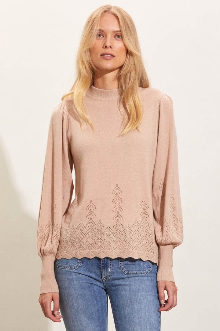 Della Sweater in Natural Beige