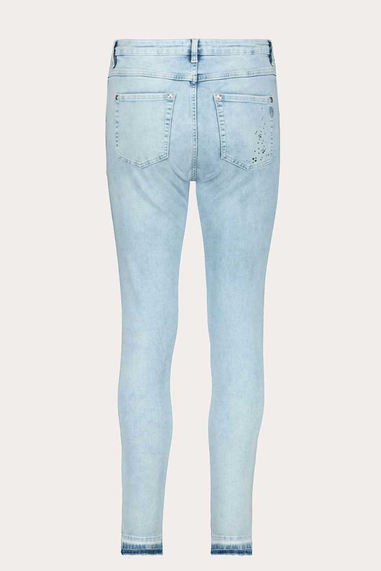 Destroyed Denim Jeans w Rivets