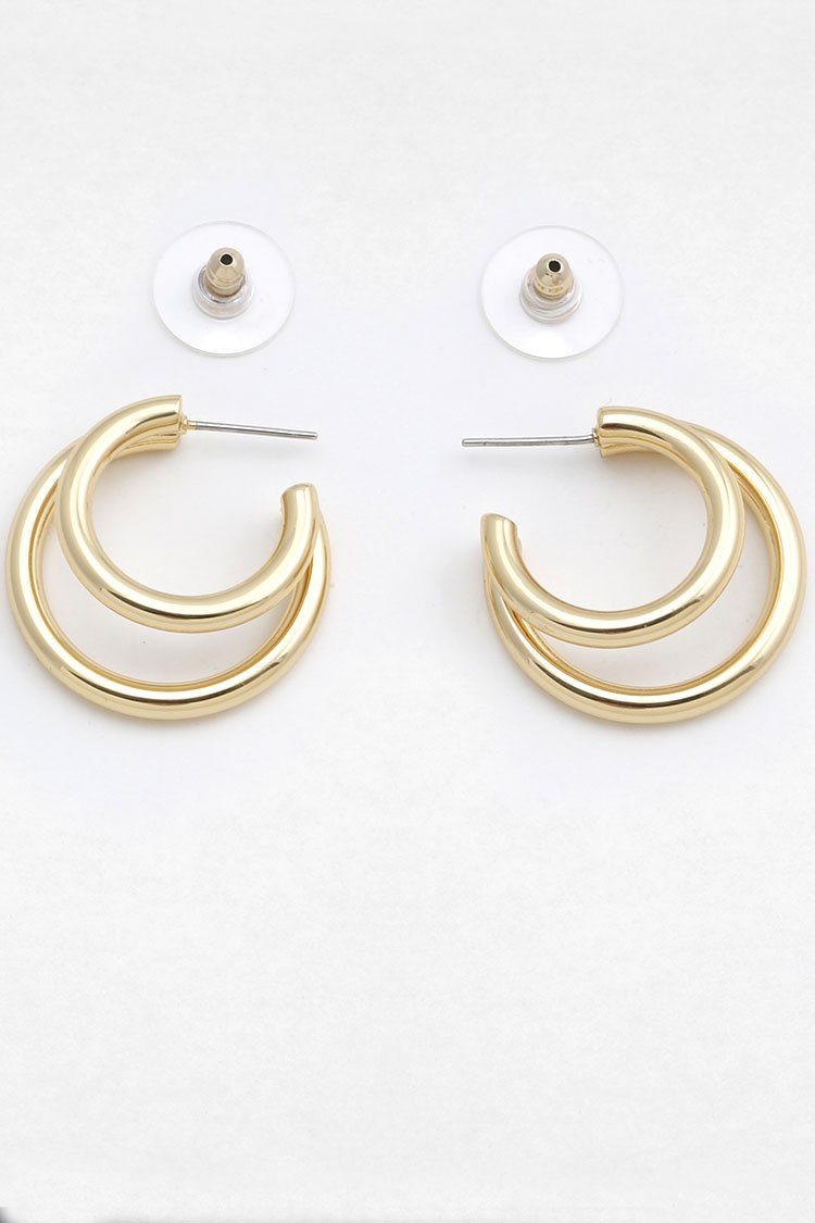 Ginervra Hoop in Gold Accessories Peter Lang 