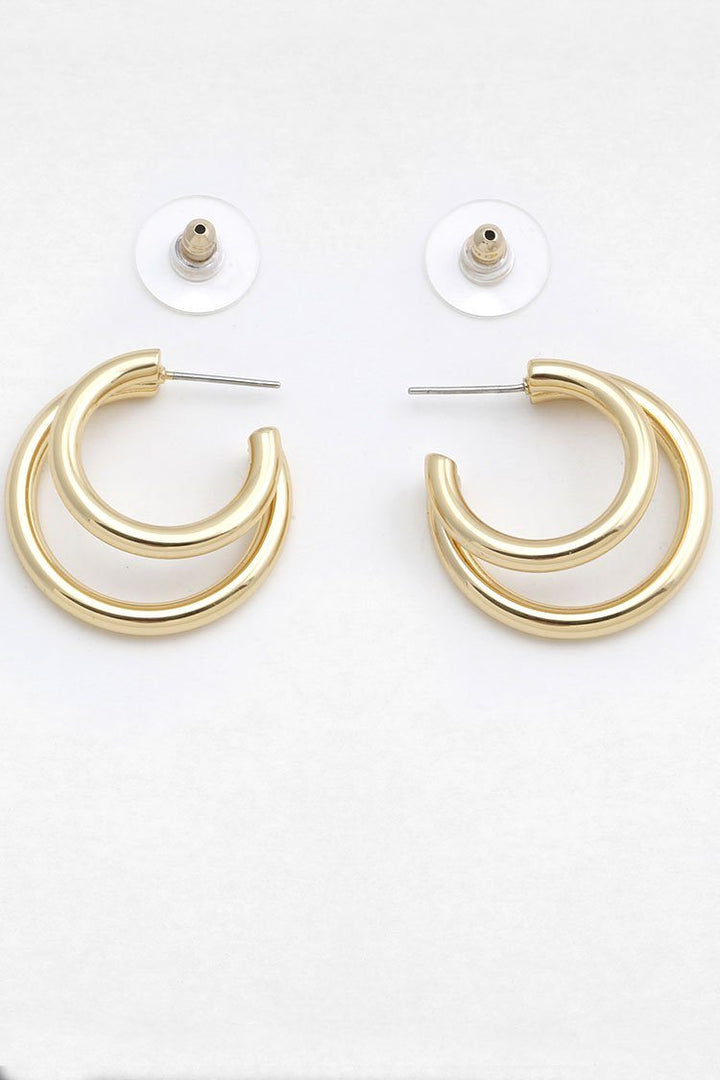 Ginervra Hoop in Gold Accessories Peter Lang 