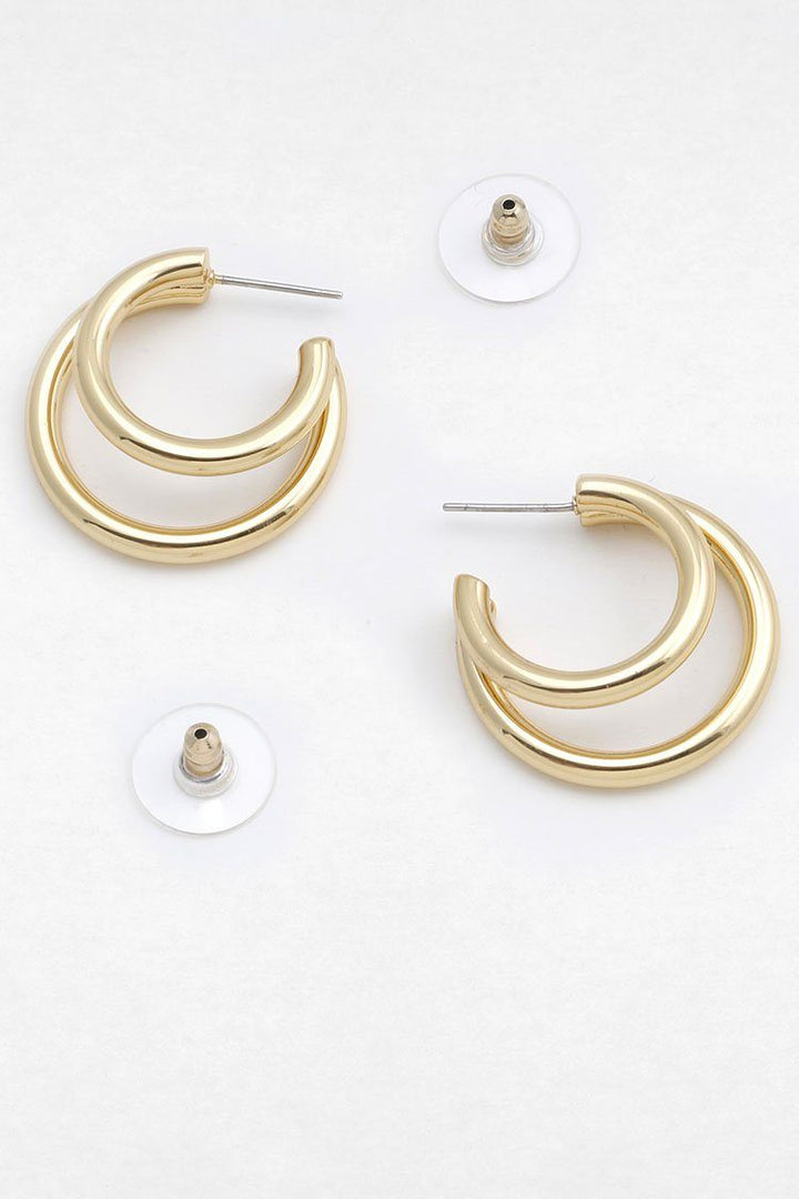 Ginervra Hoop in Gold Accessories Peter Lang 