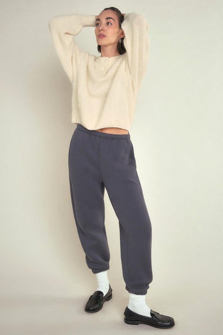 East Balloon Sleeve Sweater in Pearl