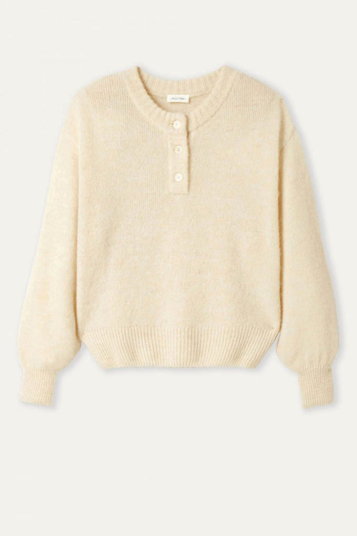 East Balloon Sleeve Sweater in Pearl