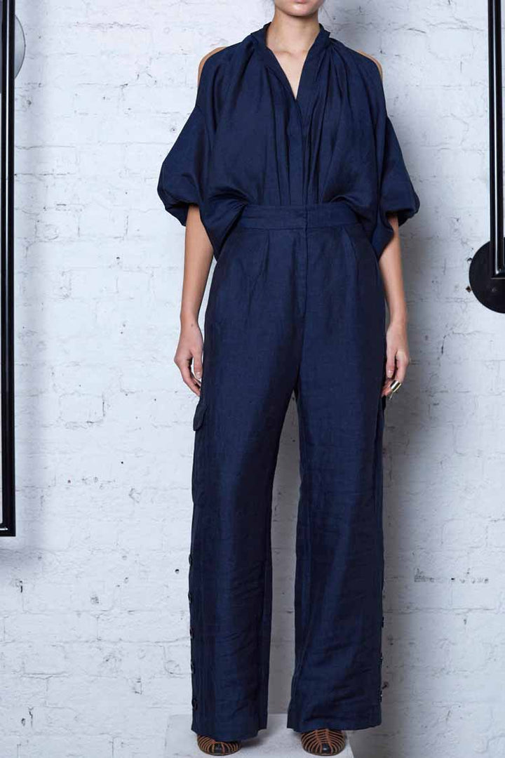 Eco Type Shirt in Denim Linen