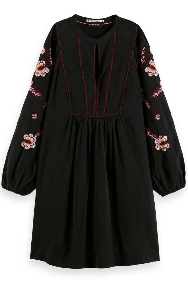 Embroidered Tencel Lyocell Dress | FINAL SALE