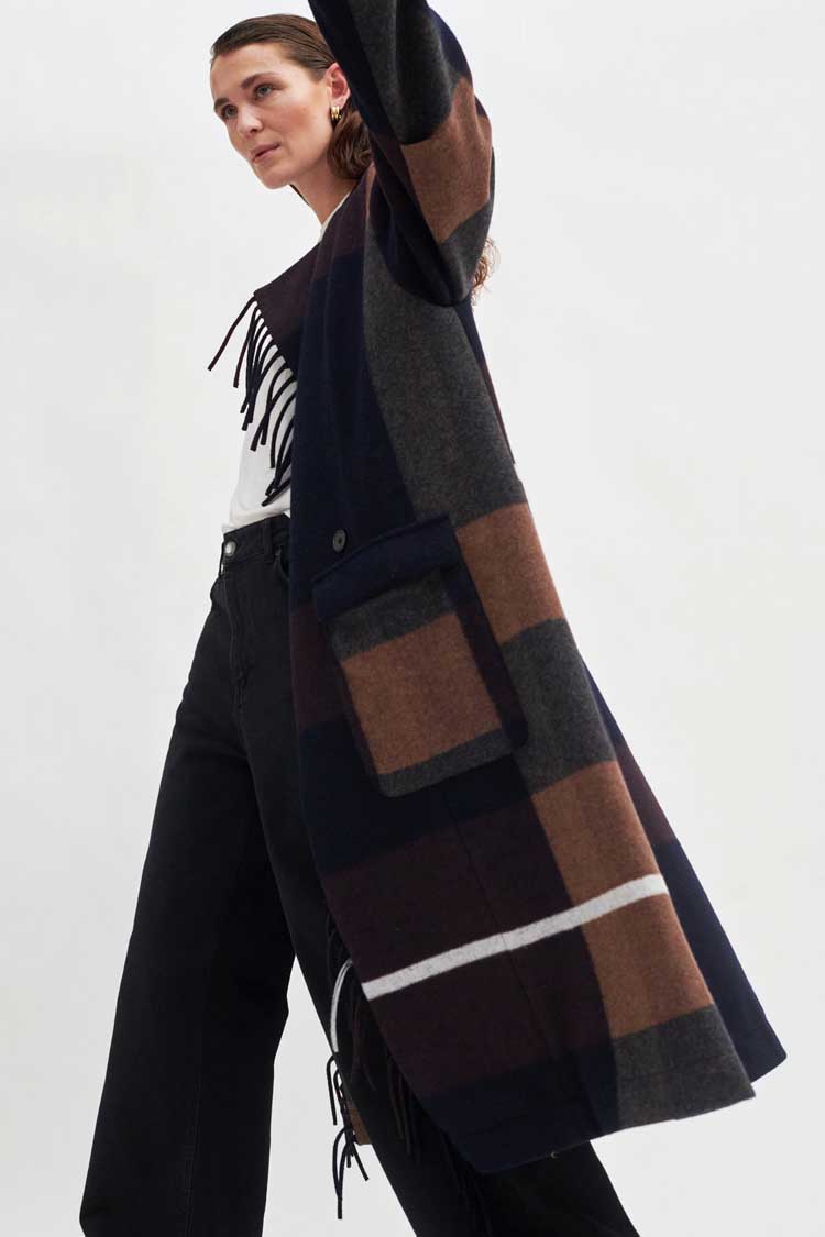 Essi Check Coat | FINAL SALE