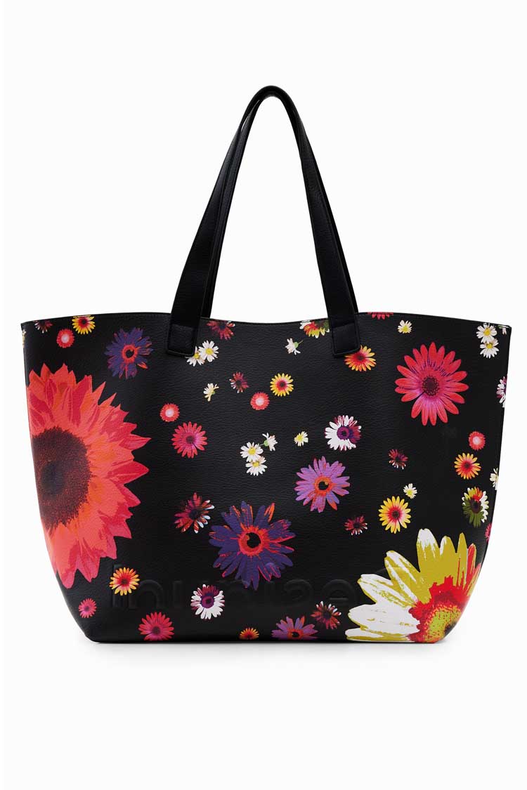 XL Reversible Daisy Shopper Bag