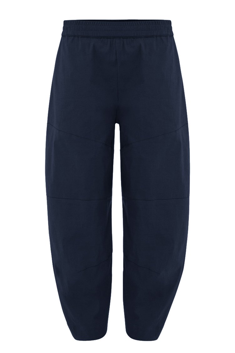Cropped Tuscan Pant in French Navy Bottoms Mela Purdie 