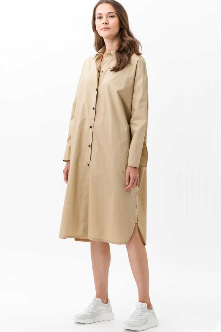 Farren Shirt Dress in Sand | FINAL SALE