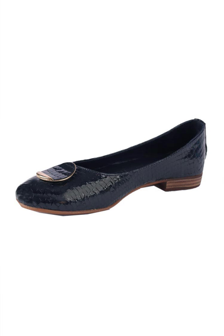 Gumi Slip On Flats in Navy