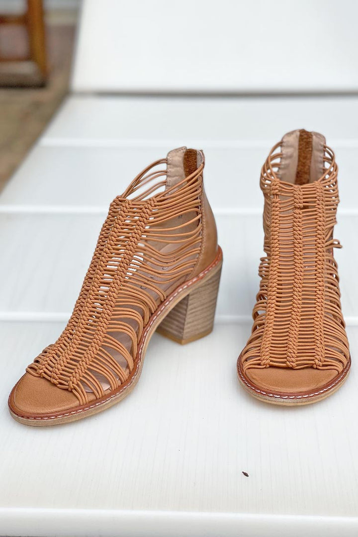 Gushu Elastic Leather Heel