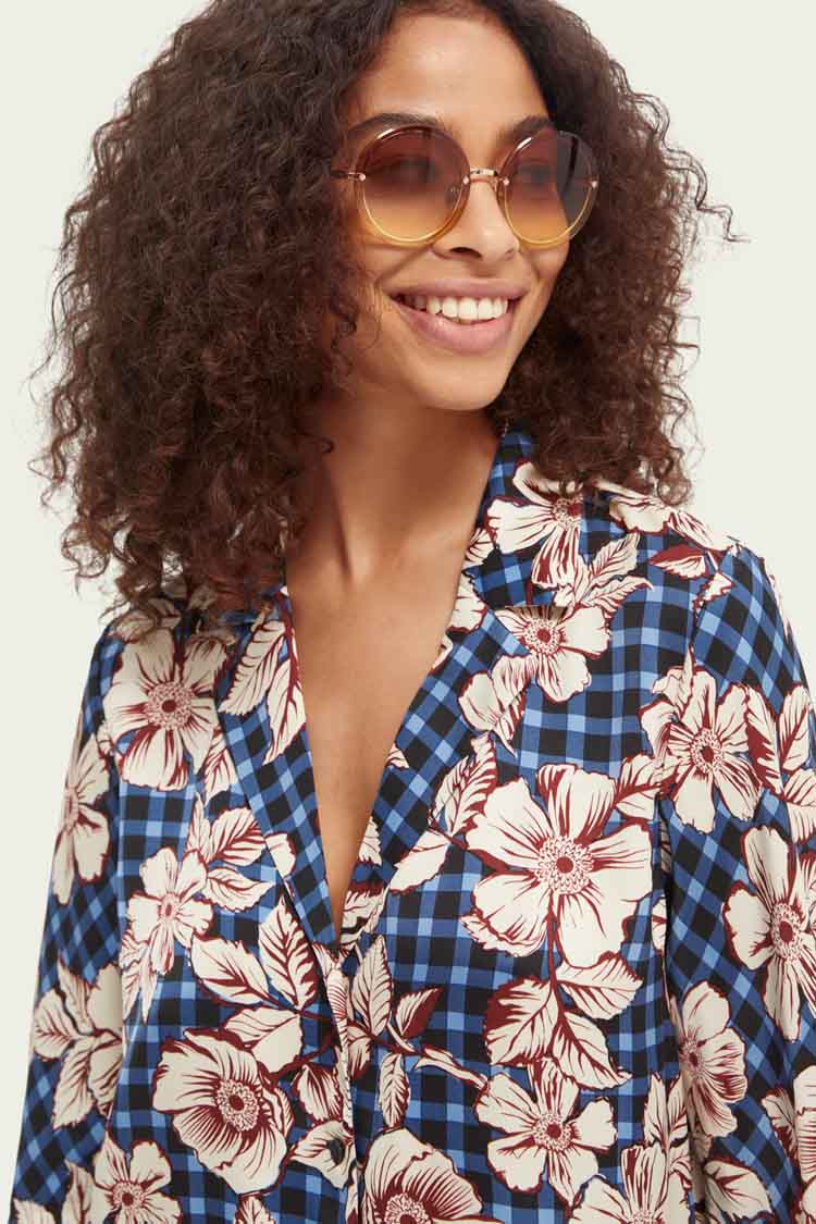 Hawaiian Collar Floral Shirt in Combo E | FINAL SALE