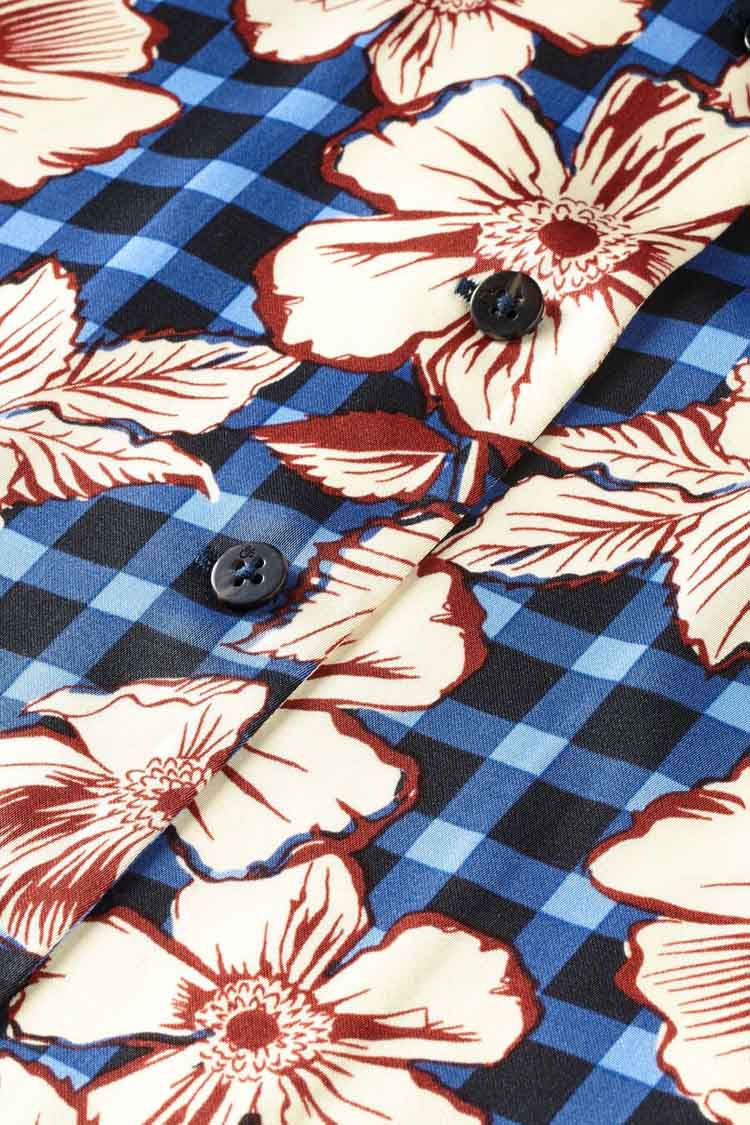 Hawaiian Collar Floral Shirt in Combo E | FINAL SALE