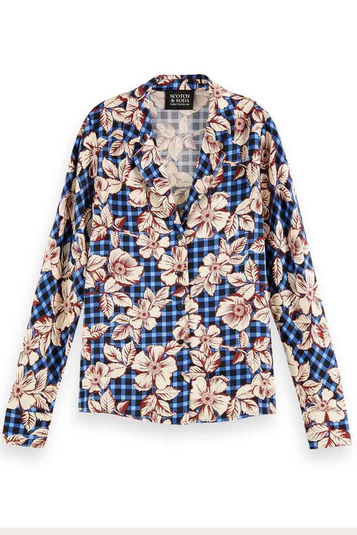 Hawaiian Collar Floral Shirt in Combo E | FINAL SALE