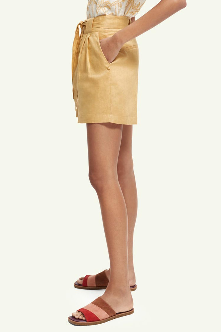 High-rise Linen Short | FINAL SALE
