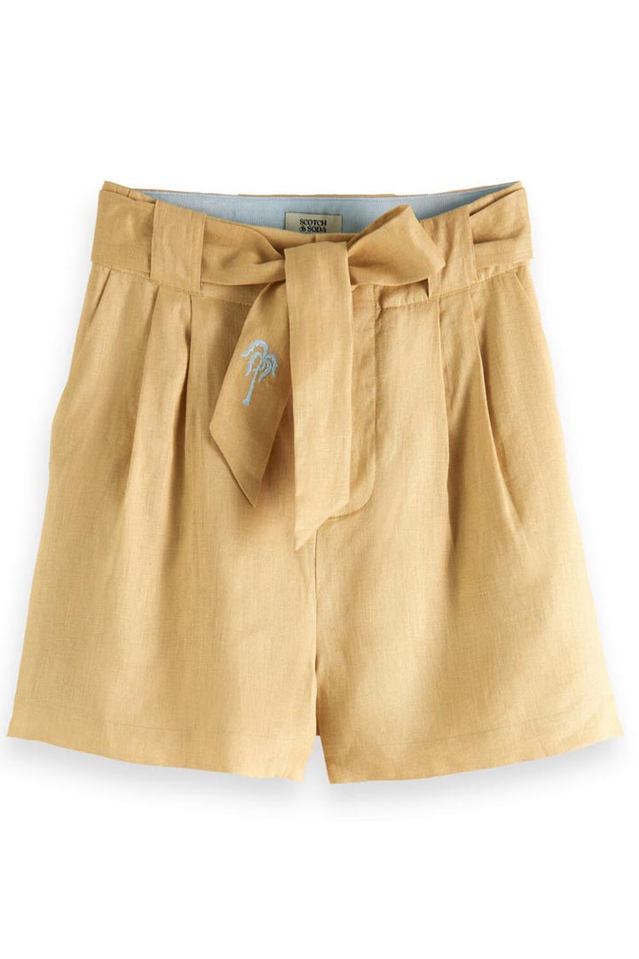 High-rise Linen Short | FINAL SALE