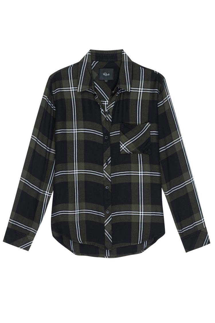 Hunter Shirt in Black Olive