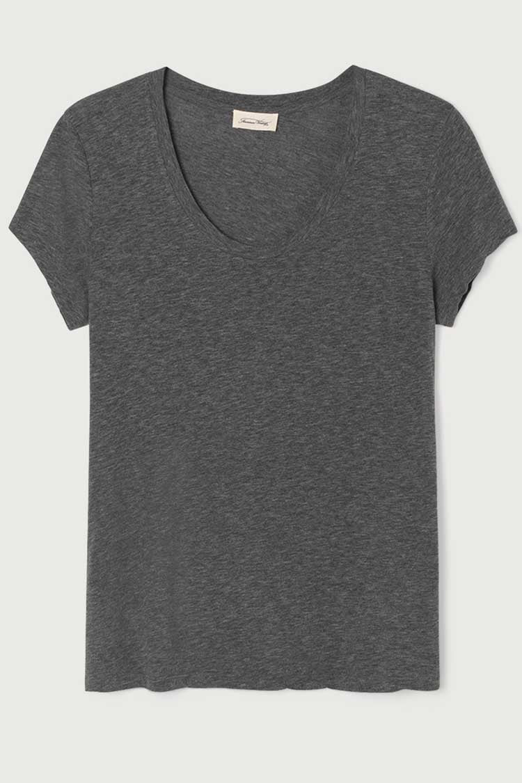 Jacksonville U Collar SS T-shirt in Charcoal