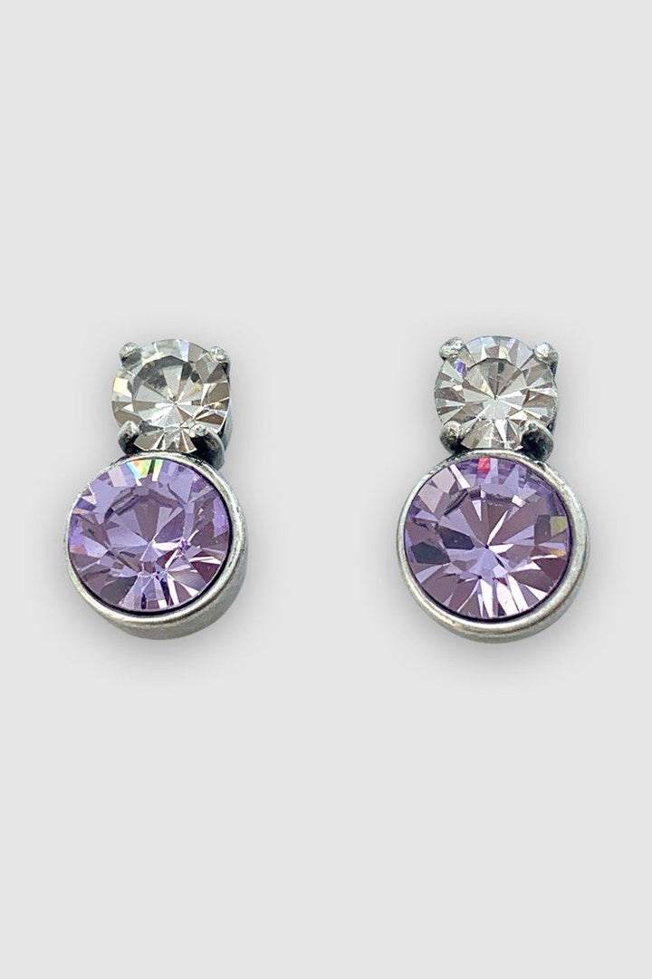 Jane Earring in Lilac Crystal Accessories Peter Lang 