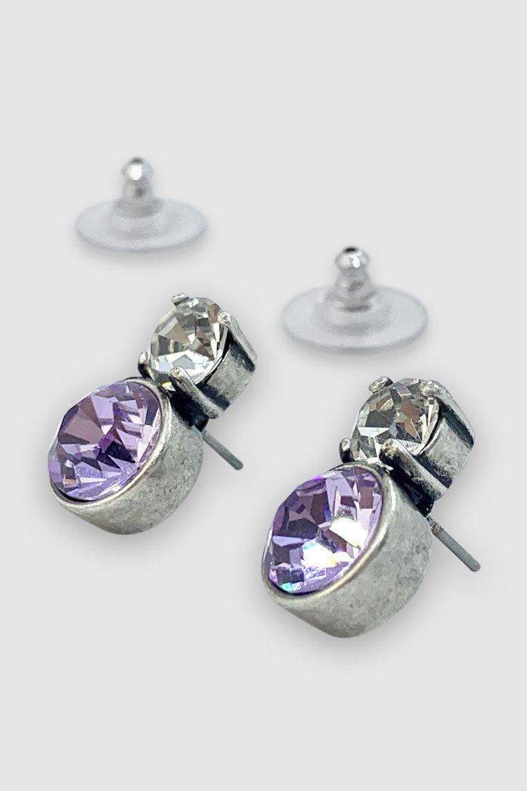 Jane Earring in Lilac Crystal Accessories Peter Lang 