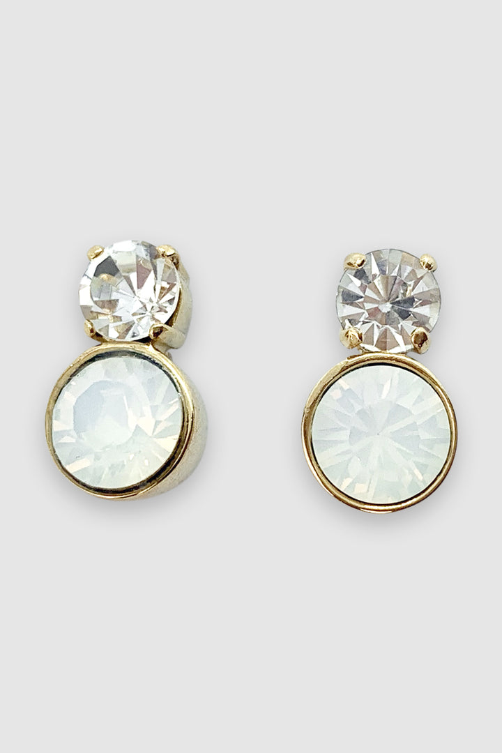 Jane Earring in Misty White