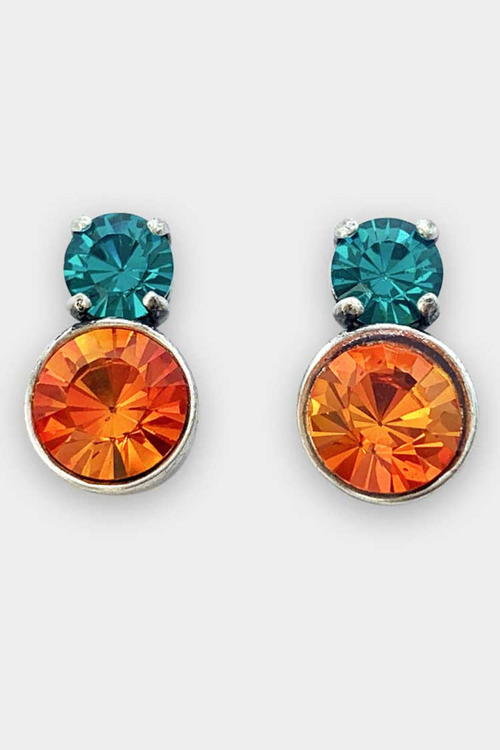 Jane Earring in Blue Orange