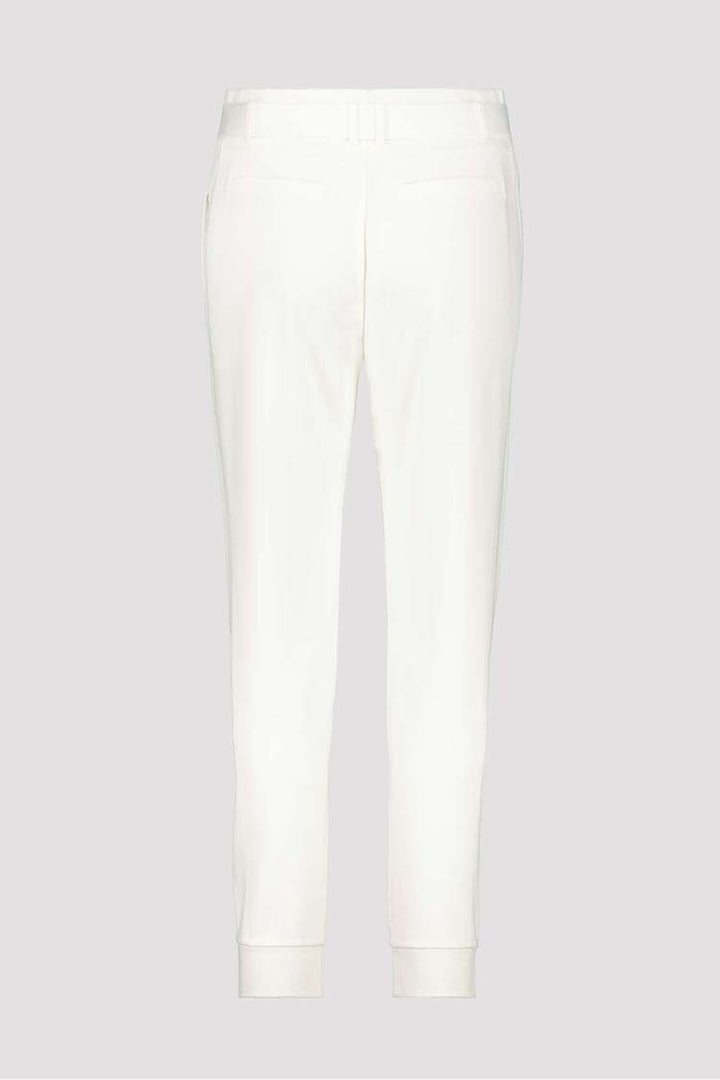 Jersey Rib Pants in White | FINAL SALE