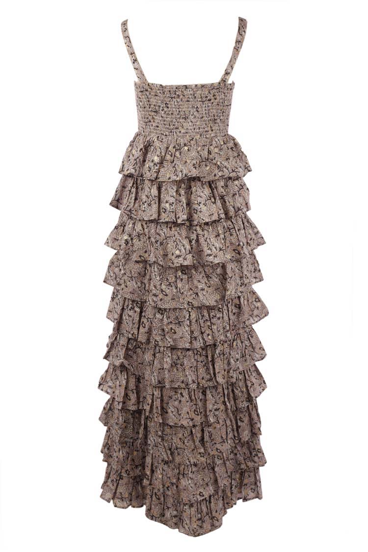 Kimmietina Ruffle Dress in Two Rocks | FINAL SALE