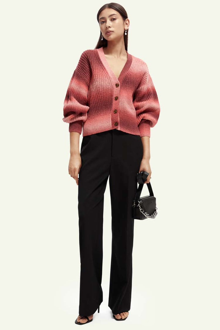 Knitted Puffy Sleeve Cardigan | FINAL SALE