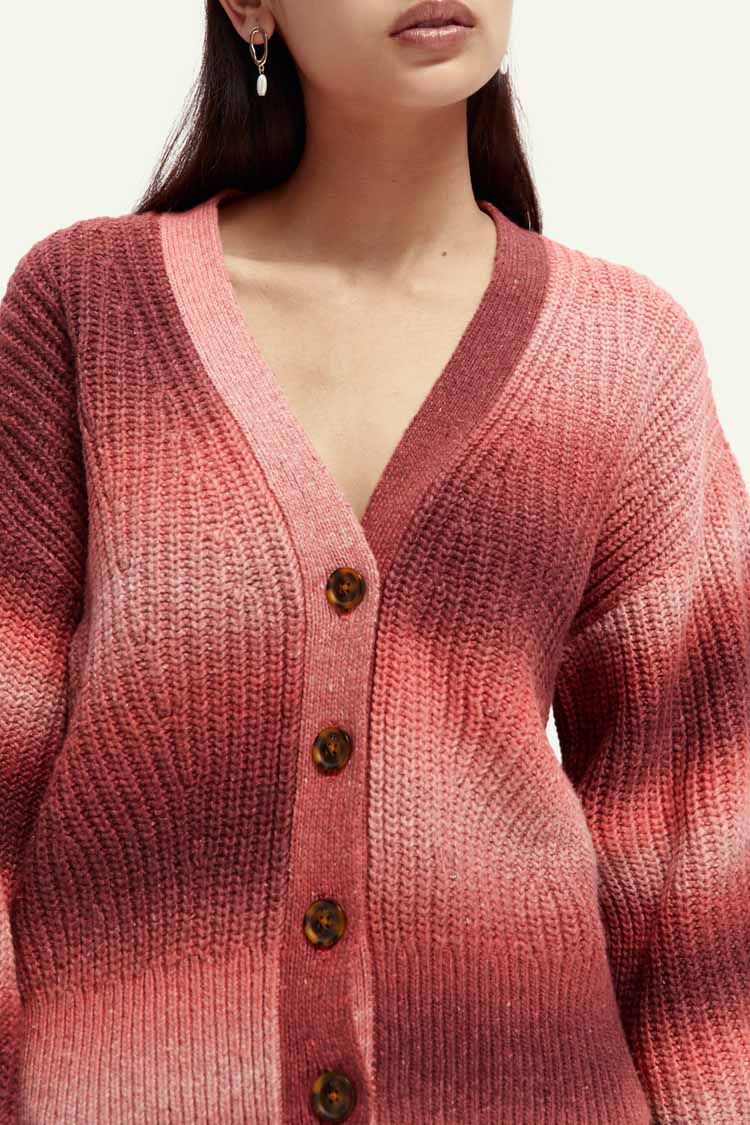 Knitted Puffy Sleeve Cardigan | FINAL SALE