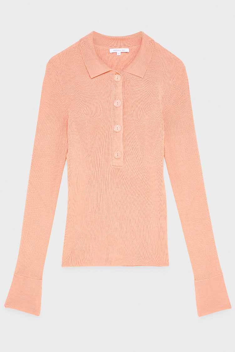 LS Polo Knit Sweater Tops Patrizia Pepe 