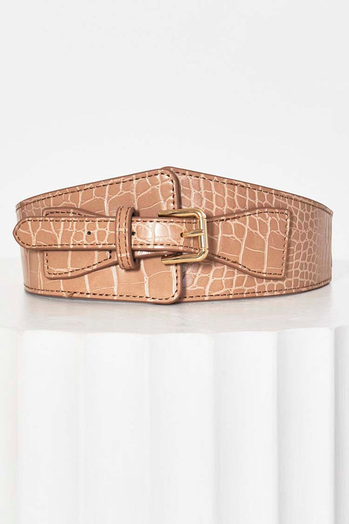 Lady Genevieve Belt in Biscuit