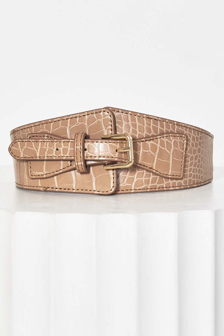 Lady Genevieve Belt in Biscuit