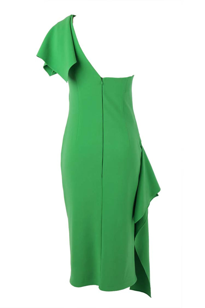 Lula Midi Dress in Frog Green