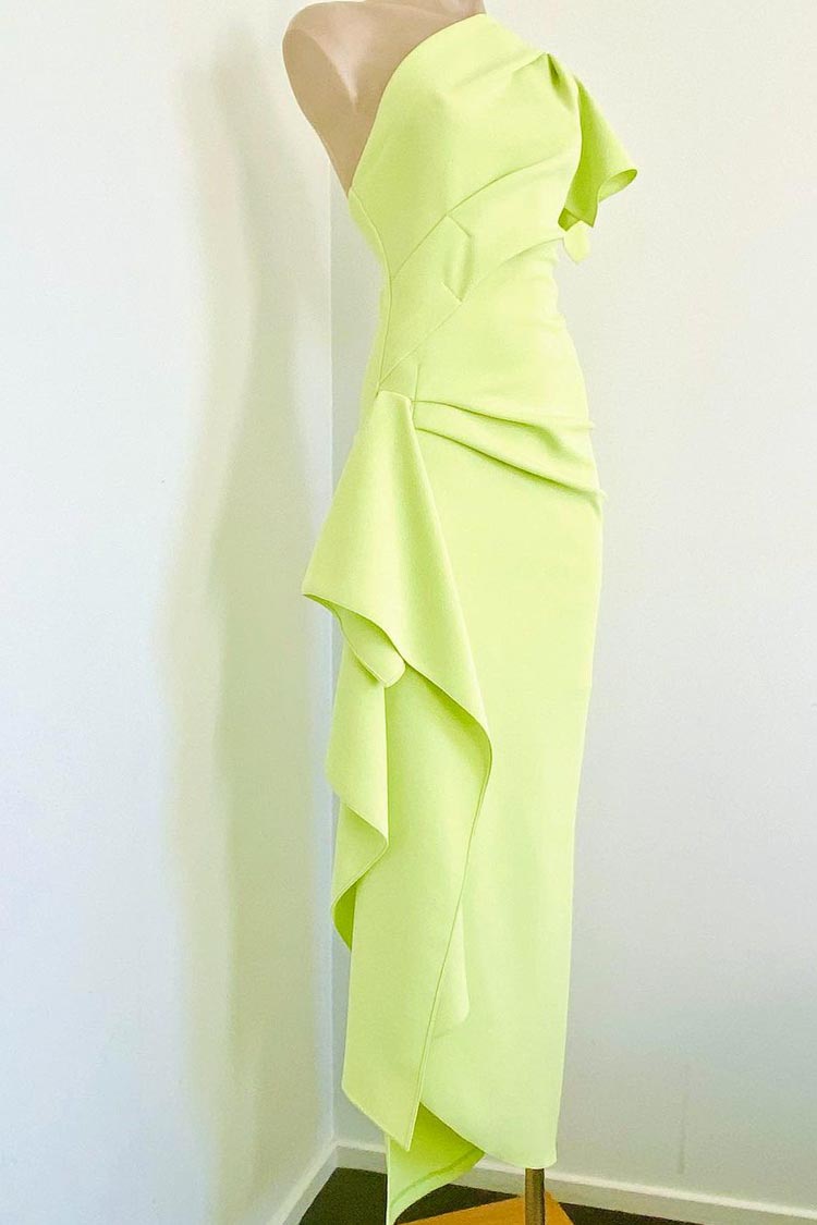 Lula Gown in Lime